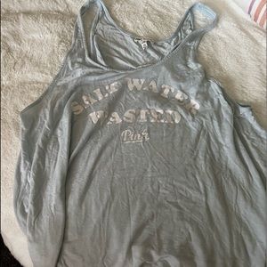 Pink Saltwater wasted tank top